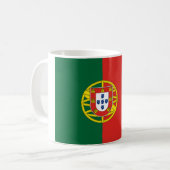 Portugese vlag koffiemok (Voorkant links)