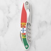 Portugese vlag kurkentrekker (Achterkant)