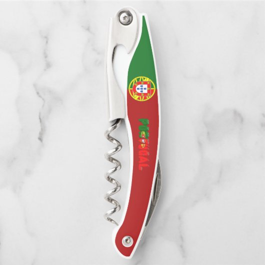 Portugese vlag kurkentrekker (Voorkant)