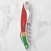 Portugese vlag kurkentrekker (Achterkant)