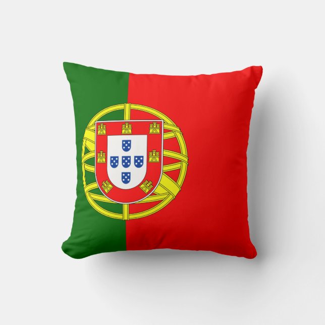 Portugese vlag kussen (Voorkant)