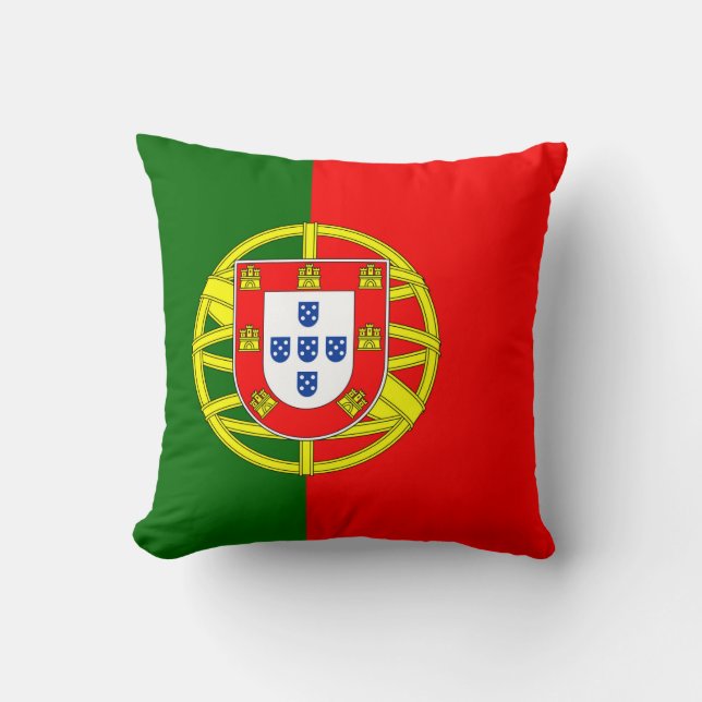 Portugese vlag kussen (Voorkant)