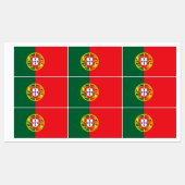 Portugese vlag labels (Vel)