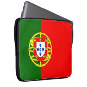 Portugese vlag laptop sleeve (Voorkant Rechts)