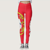 Portugese vlag leggings (Voorkant)