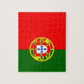 Portugese vlag legpuzzel (Verticaal)