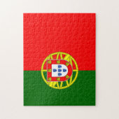 Portugese vlag legpuzzel (Verticaal)