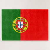 Portugese vlag legpuzzel (Horizontaal)