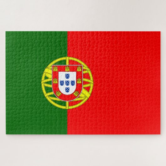 Portugese vlag legpuzzel (Horizontaal)