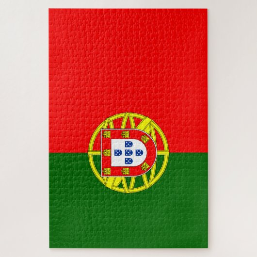 Portugese vlag legpuzzel (Verticaal)