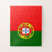 Portugese vlag legpuzzel (Verticaal)