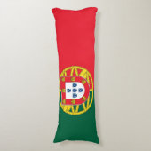 Portugese vlag lichaamskussen (Voorkant Verticaal)
