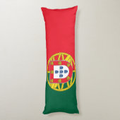 Portugese vlag lichaamskussen (Achterkant (Verticaal))