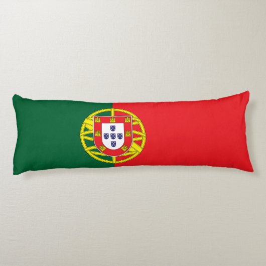 Portugese vlag lichaamskussen (Achterkant)