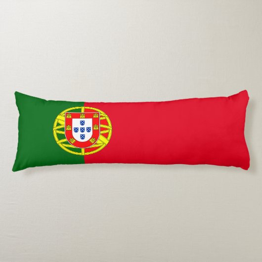 Portugese vlag lichaamskussen (Voorkant)