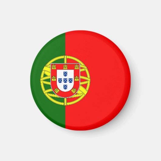 Portugese vlag magneet (Voorkant)