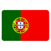 Portugese vlag magneet (Horizontaal)