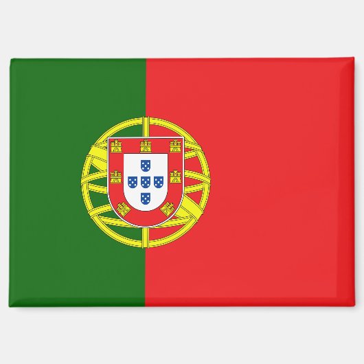 Portugese vlag magneet (Voorkant)