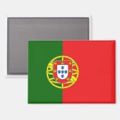 Portugese vlag magneet (Voorkant / Achterkant)