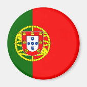 Portugese vlag magneet (Voorkant)