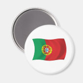 Portugese Vlag Magneet (Voorkant / Achterkant)