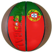 Portugese vlag mini basketbal (Verticaal)