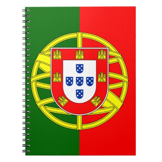 Portugese vlag notitieboek (Voorkant)