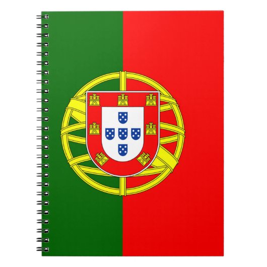Portugese vlag notitieboek (Voorkant)