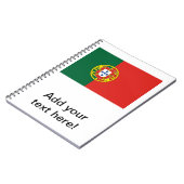 Portugese vlag notitieboek (Linkerzijde)