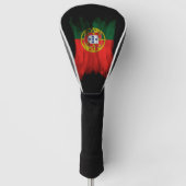 Portugese vlag, penseelstreek, nationale vlag golfheadcover (Voorkant)