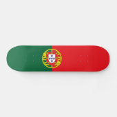 Portugese vlag persoonlijk skateboard (Horizontaal)