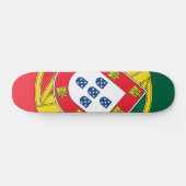 Portugese vlag persoonlijk skateboard (Horizontaal)