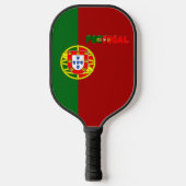 Portugese vlag pickleball paddle (Voorkant)