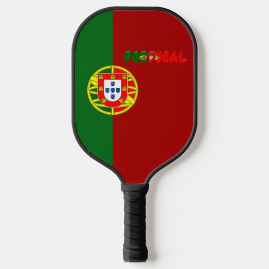 Portugese vlag pickleball paddle (Voorkant)
