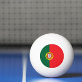 Portugese vlag pingpongbal (Net)