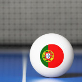 Portugese vlag pingpongbal (Net)