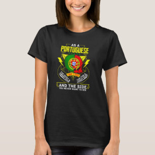 Portugese vlag Portugal 3 Spanje T-shirt