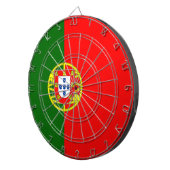 Portugese vlag (Portugal) Dartbord (Voorkant Rechts)