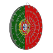 Portugese vlag (Portugal) Dartbord (Voorkant Links)