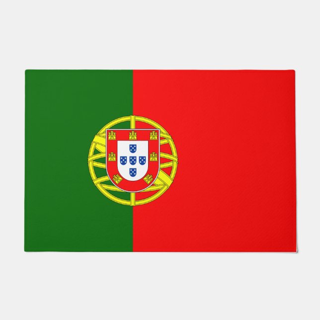 Portugese vlag (Portugal) Deurmat (Voorkant)