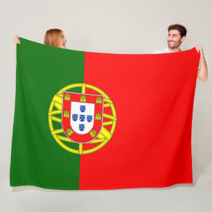Portugese vlag (Portugal) Fleece Deken
