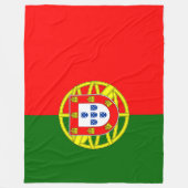 Portugese vlag (Portugal) Fleece Deken (Voorkant)
