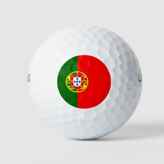 Portugese vlag (Portugal) Golfballen (Voorkant)