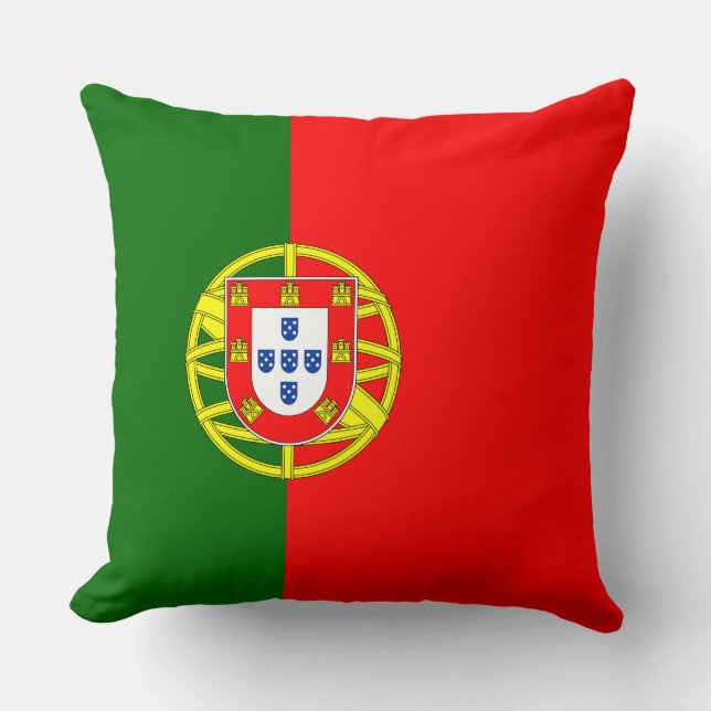 Portugese vlag (Portugal) Kussen (Voorkant)