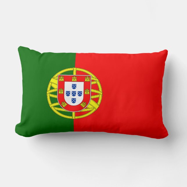 Portugese vlag (Portugal) Kussen (Voorkant)