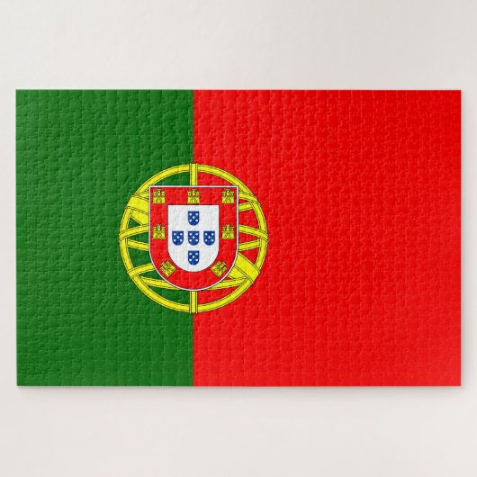 Portugese vlag (Portugal) Legpuzzel (Horizontaal)