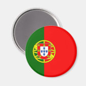 Portugese vlag (Portugal) Magneet (Voorkant / Achterkant)