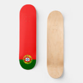 Portugese vlag (Portugal) Persoonlijk Skateboard (Voorkant)
