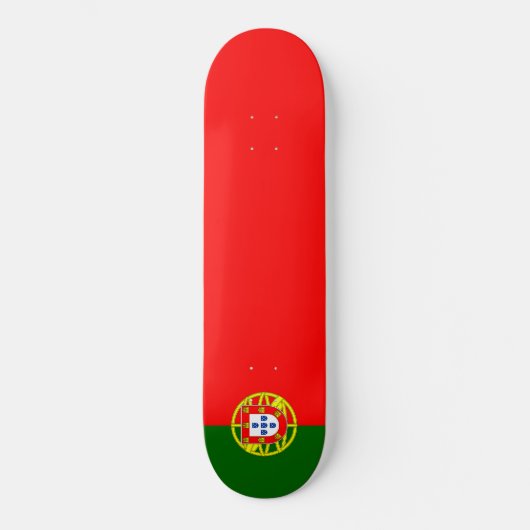 Portugese vlag (Portugal) Persoonlijk Skateboard (Voorkant)