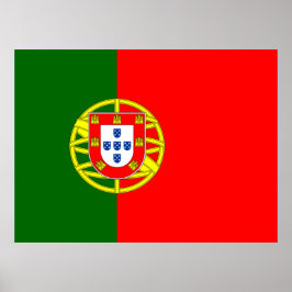 Portugese vlag (Portugal) Poster
